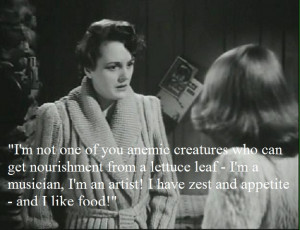 Great quote from The Great Lie - Mary Astor and Bette Davis...