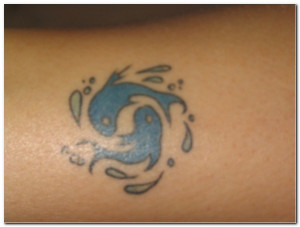 Pisces Tattoos Gallery Blue