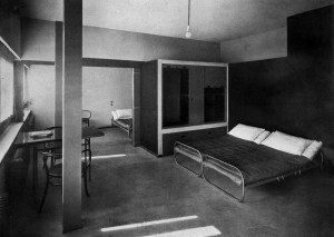 Le Corbusier, Double House, Bedroom, Weissenhofsiedlung, Stuttgart ...
