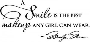 ... makeup-any-girl-can-wear-marilyn-monroe-wall-art-wall-saying-quote