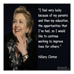 hillary_clinton_education_parents_quote_poster ...