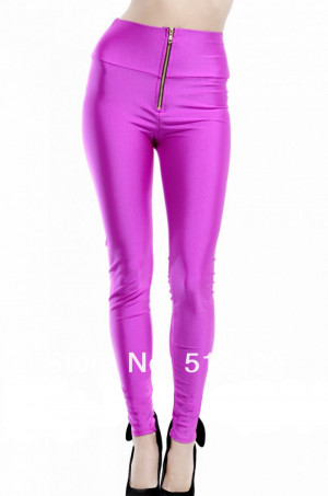 2014 Newest Women Gym Leggings High Waist Neon Candy Colors ...