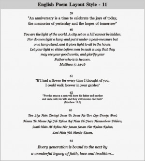 English Poem Layout - 11