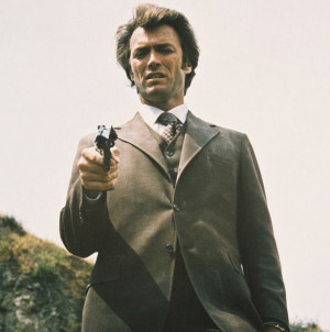 Clint Eastwood as Insp. 'Dirty' Harry Callahan in Dirty Harry