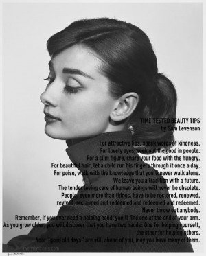 One of my all time favorites! Audrey quoted this Sam Levenson poem a ...