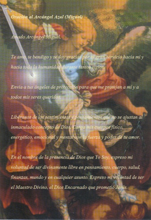 Arcángel del Rayo Azul Zafiro: Miguel