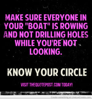 Free Quotes Pics on: Know Your Circle Quotes