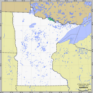 Minnesota Political Map World Atlas