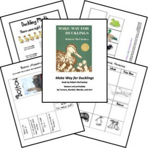 FREE Make Way for Ducklings Unit Study and Lapbook Printables *Already ...