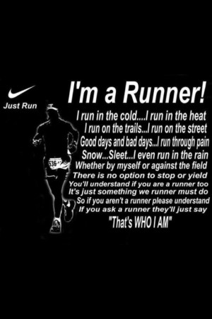 am a runner