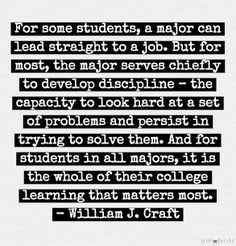 College President William Craft shares why a liberal arts education ...