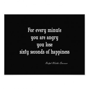 Vintage Emerson Inspirational Happiness Quote on Photo Art