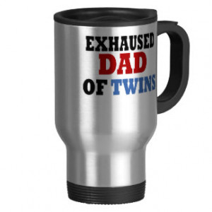 Funny Dad of Twins Coffee Mug
