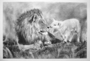 Lion And Lamb Kadiliis Deviantart