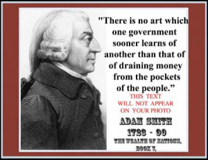 Details about Adam Smith 8 1/2 X 11 Photograph Novelty Quote 
