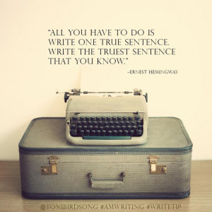 RT @Toni Birdsong: Yup, best advice ever. Now let's write. pic.twitter ...