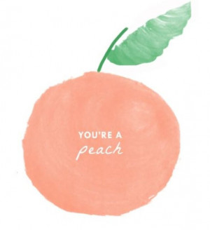 you're a peach :)