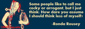 Ronda Rousey quotes