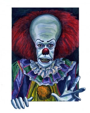 Pennywise from Stephen King's It by Caricature80