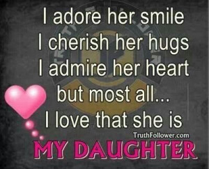 My beautiful daughter...I love you!