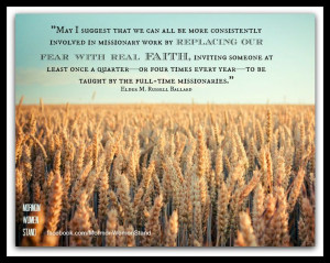 Russell Ballard -- Replace fear with FAITH! #LDSConf #LDS # ...