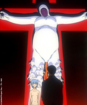 24 the end of evangelion edit lilith s face in the end of evangelion