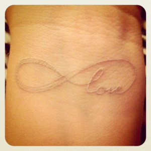 infinite love, infinity, love, tattoo