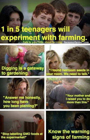 teens and farming small