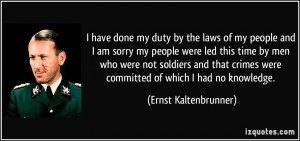 laws of my people and I am sorry my people were led this time by men ...