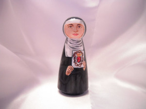 Saint Margaret Mary Alacoque - Catholic Saint Doll - made to order