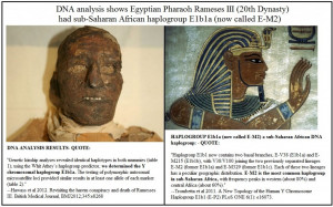 ... Evidence On Egyptian Pharaohs: Ramses III A Sub-Saharan African Black
