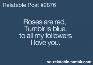 Poem Relatable Roses Are Red Tumblr Blue