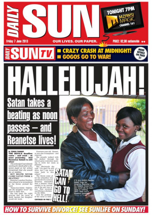 Daily Sun Newspaper South Africa