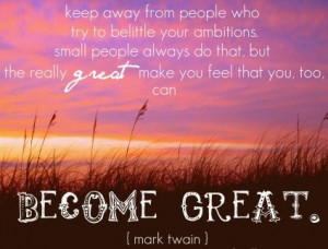 Encourage People to Become Great!