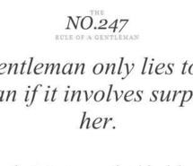 gentleman, quotes, rule