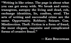 On Writing — Kate Braverman 
