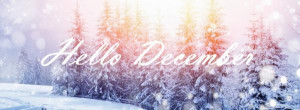 Hello December Facebook Cover Hello december