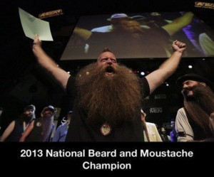 2013 National beard champion!