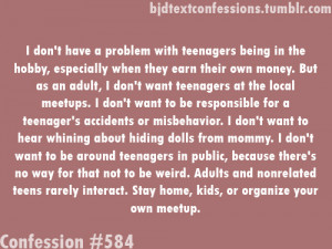 ... Im very fortunate in that my parents dont mind my dolls, but I do fund