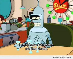 need plenty wholesome, nutritious alcohol