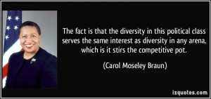 The fact is that the diversity in this political class serves the same ...