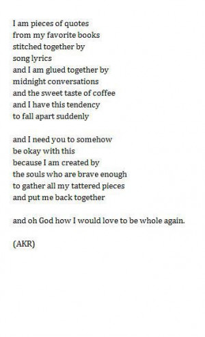 am pieces of quotes