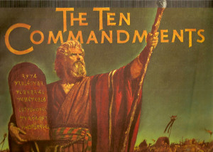 The Ten Commandments Movie Book