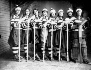 Gore Bay hockey team of Manitoulin Island, Ontario, 1921