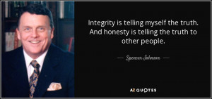 integrity is telling myself the truth and honesty is telling the truth ...