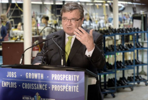 Reuters/REUTERS - Minister of Finance Jim Flaherty speaks after trying ...