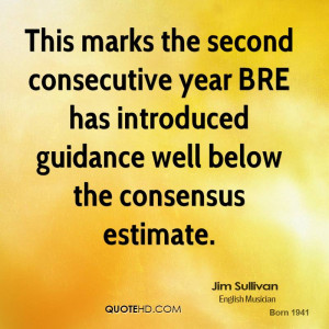 This marks the second consecutive year BRE has introduced guidance ...