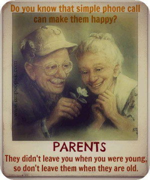 REMEMBER YOUR AGING PARENTS