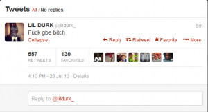 Dats like prayin on DA weak lol we got DA city #OTF300