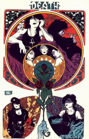 Element Girl and Death, in SANDMAN #20: “Façade”